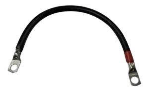 Cable 35 mm² de 20 cm con Terminales Cónicos para Baterías Ciclo Profundo