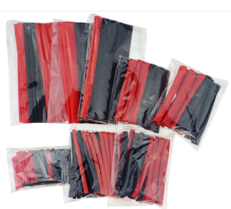Funda termocontraible aislante eléctrico 127 uds rojo y negro - Imagen 3
