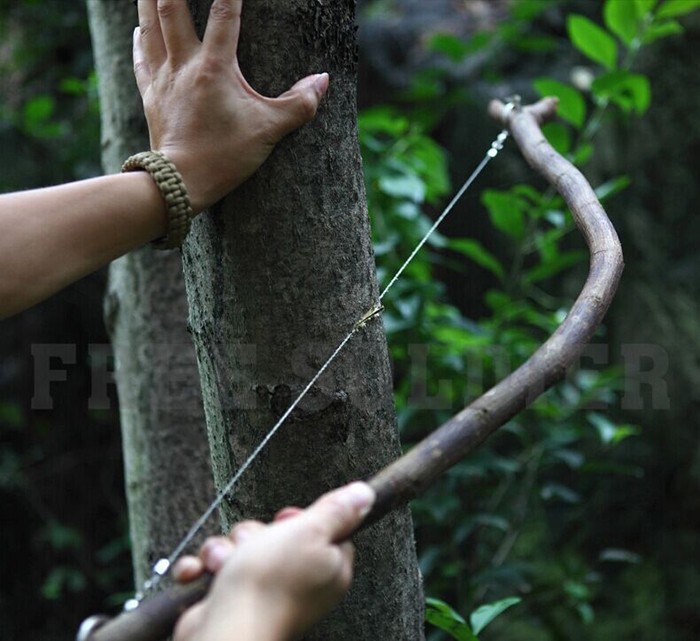 Sierra táctica de acero diamantado